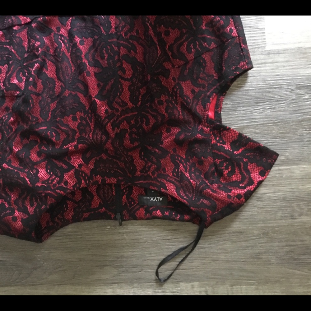 Black and red dress